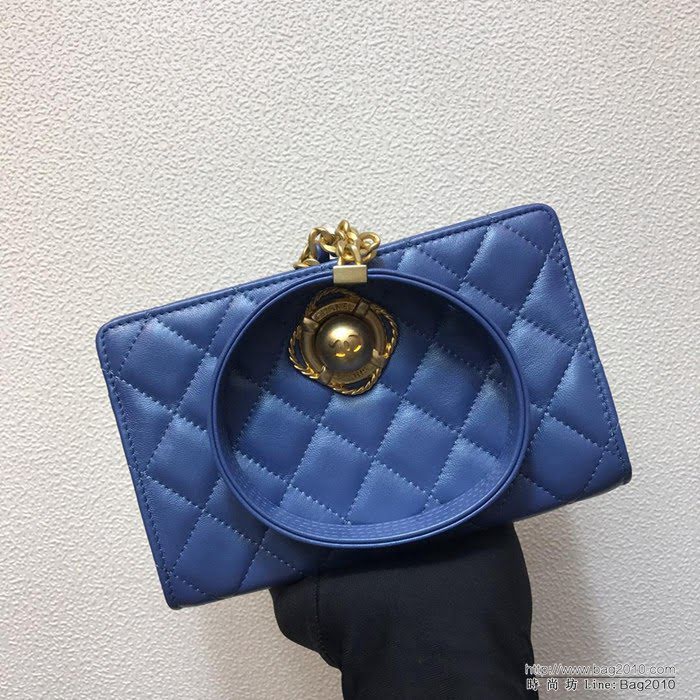 CHANEL香奈兒 独家背景实拍 小香晚宴包 网红明星同款女包包 2019早春系列 新款 手环 手拎 手拿包  Cco1006